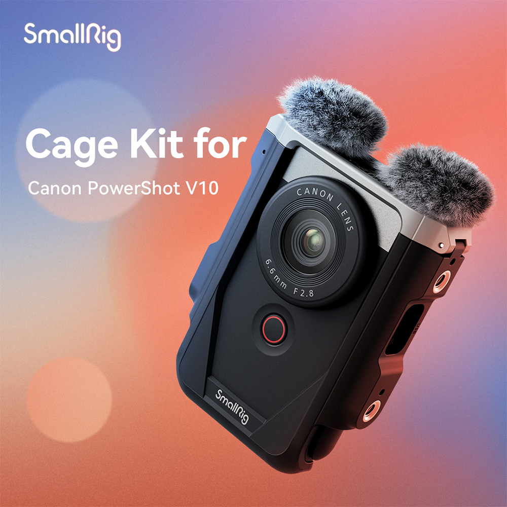 Photography Lighting Set - SmallRig Cage Kit for Canon PowerShot