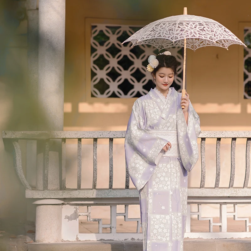 Photography Lighting Style - Women's Japan Style Formal Kimono Floral
