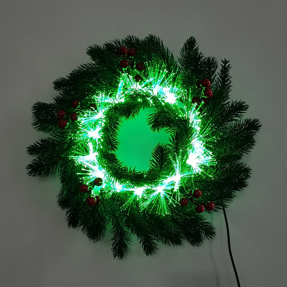 Photography Lighting Indoor - 1Pcs Christmas Garland Light Hanging Wreath