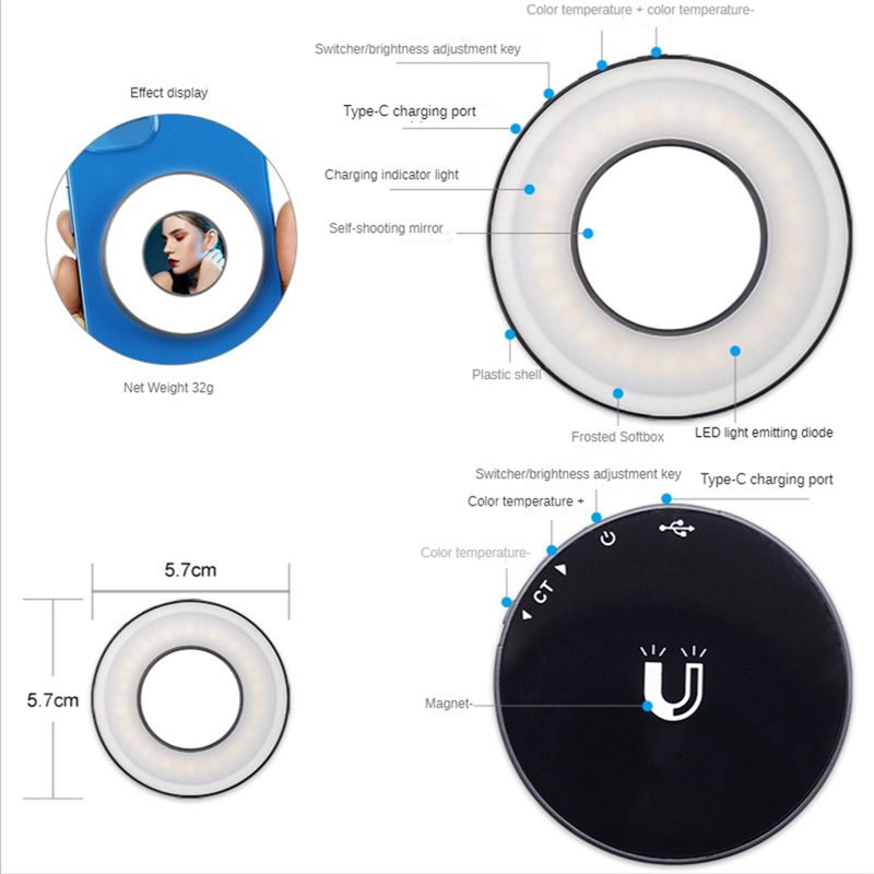 【24H-SALE!】Mini Fill Light Mob – Photography Mobile Lighting recenzja i cena