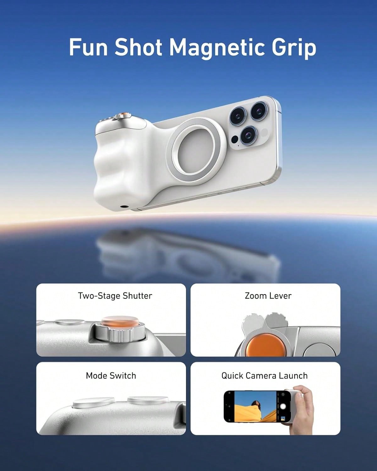Silver Magnetic Phone Camera G – Photography Lighting Kits recenzja i cena