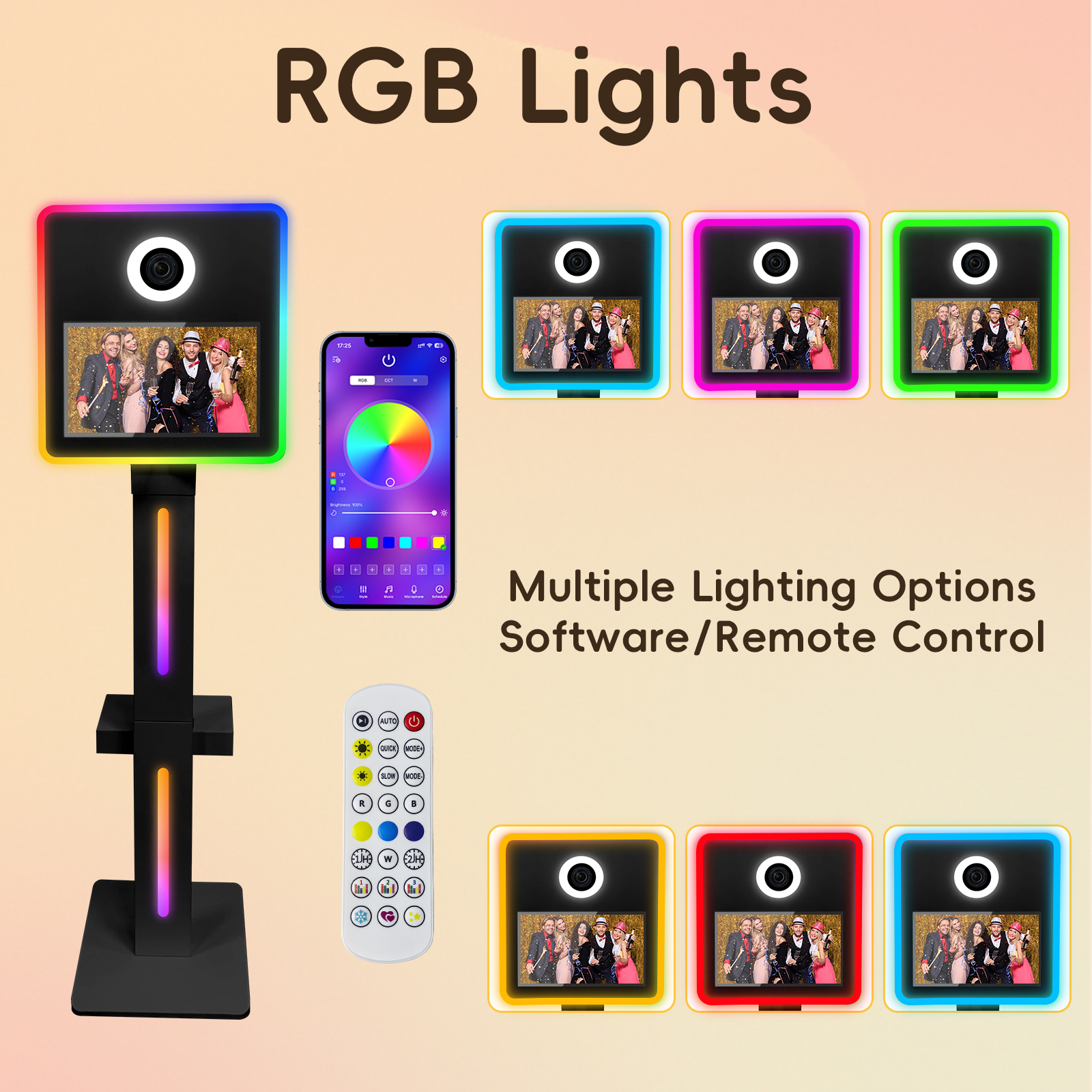 DSLR Photo Booth Machine with  – Photography Lighting Set recenzja i cena