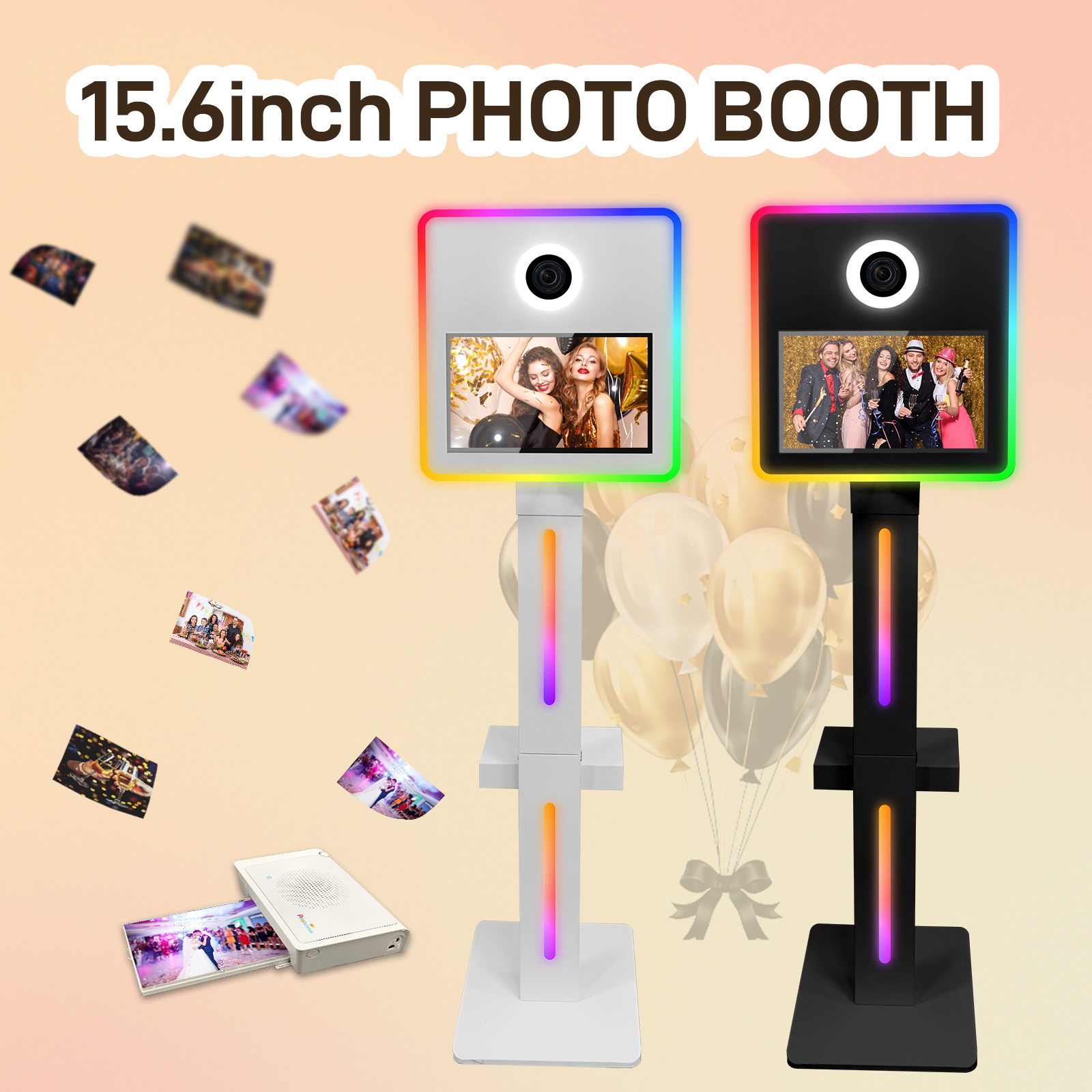 DSLR Photo Booth Machine with  – Photography Lighting Set recenzja i cena