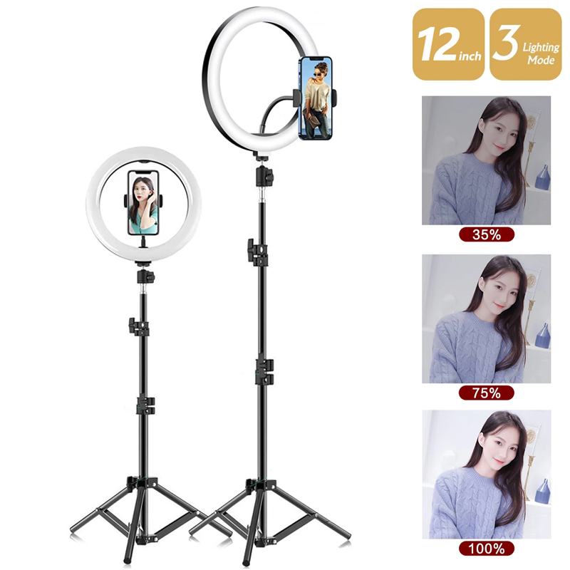 LED Round Lamps Dimmable Ring  – Photography Lighting Set recenzja i cena