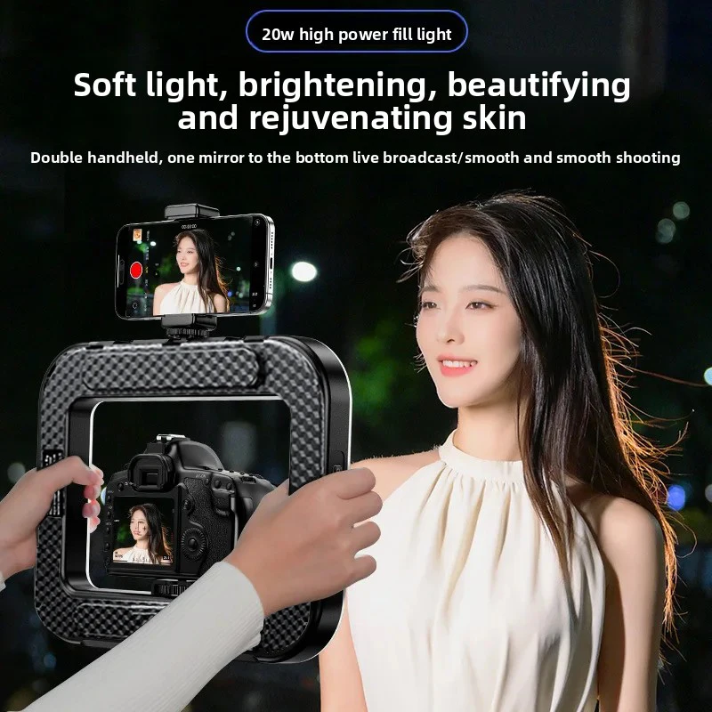 Portable Handheld Ring LED Lig – Photography Mobile Lighting recenzja i cena