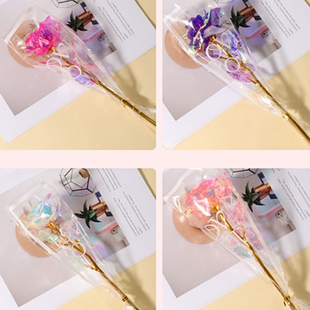 Glowing Gold Foil Rose Flower  – Photography Artificial Lighting recenzja i cena