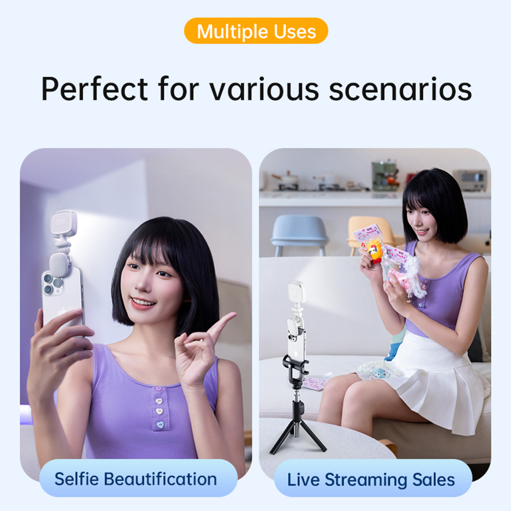 Portable LED Selfie Light Came – Photography Lighting Description recenzja i cena