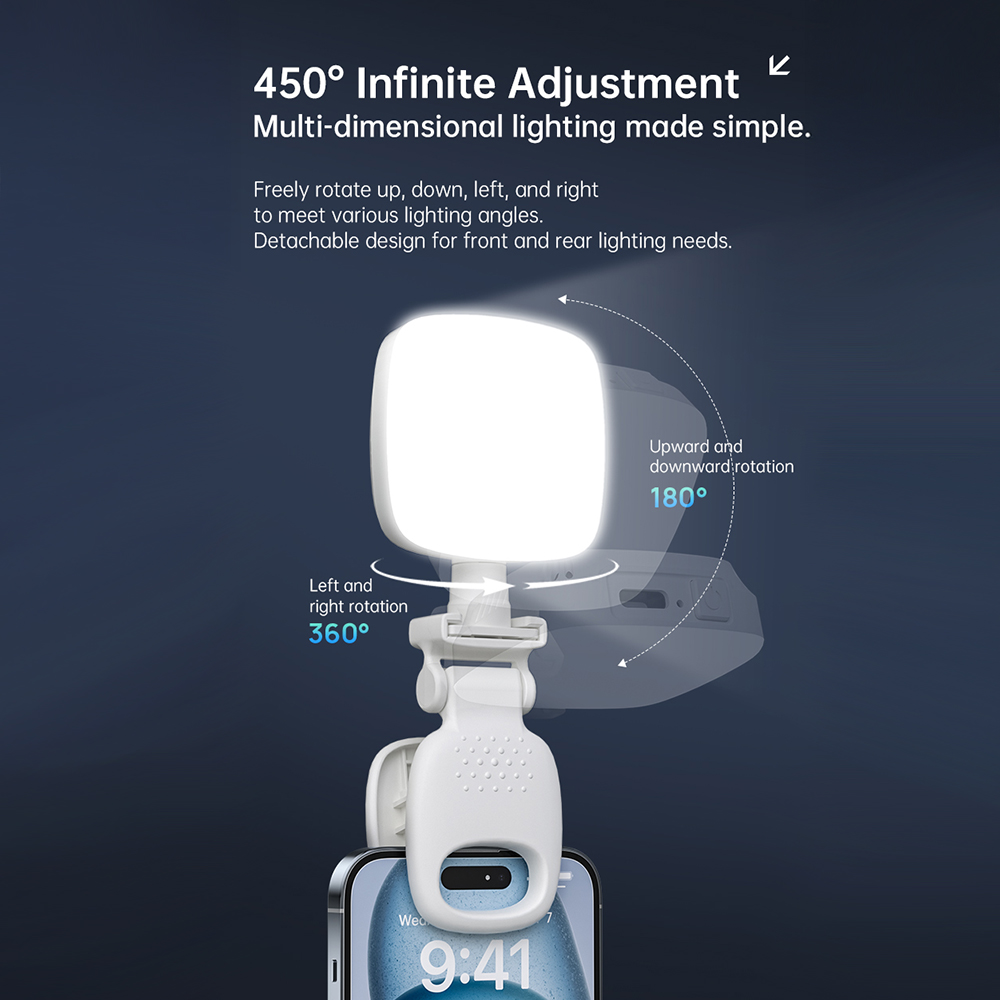 Portable LED Selfie Light Came – Photography Lighting Description recenzja i cena