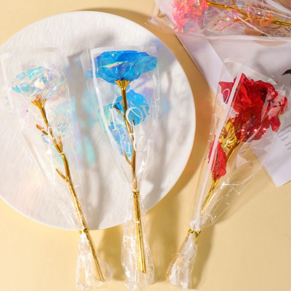 Glowing Gold Foil Rose Flower  – Photography Artificial Lighting recenzja i cena