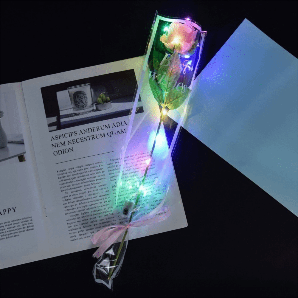 Glowing Artificial Rose Flower – Photography Artificial Lighting recenzja i cena
