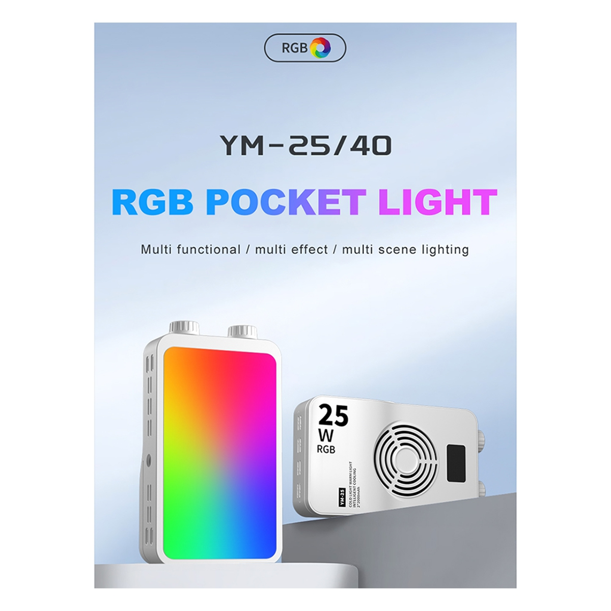 ABPS 25W RGB Full-Color Fill L – Photography Lighting recenzja i cena
