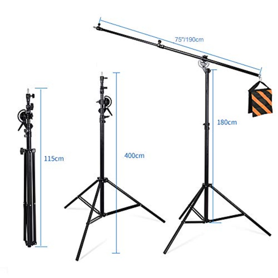 Max 13.2ft/400cm Two Way Adjus – Light Stand Sandbag recenzja i cena