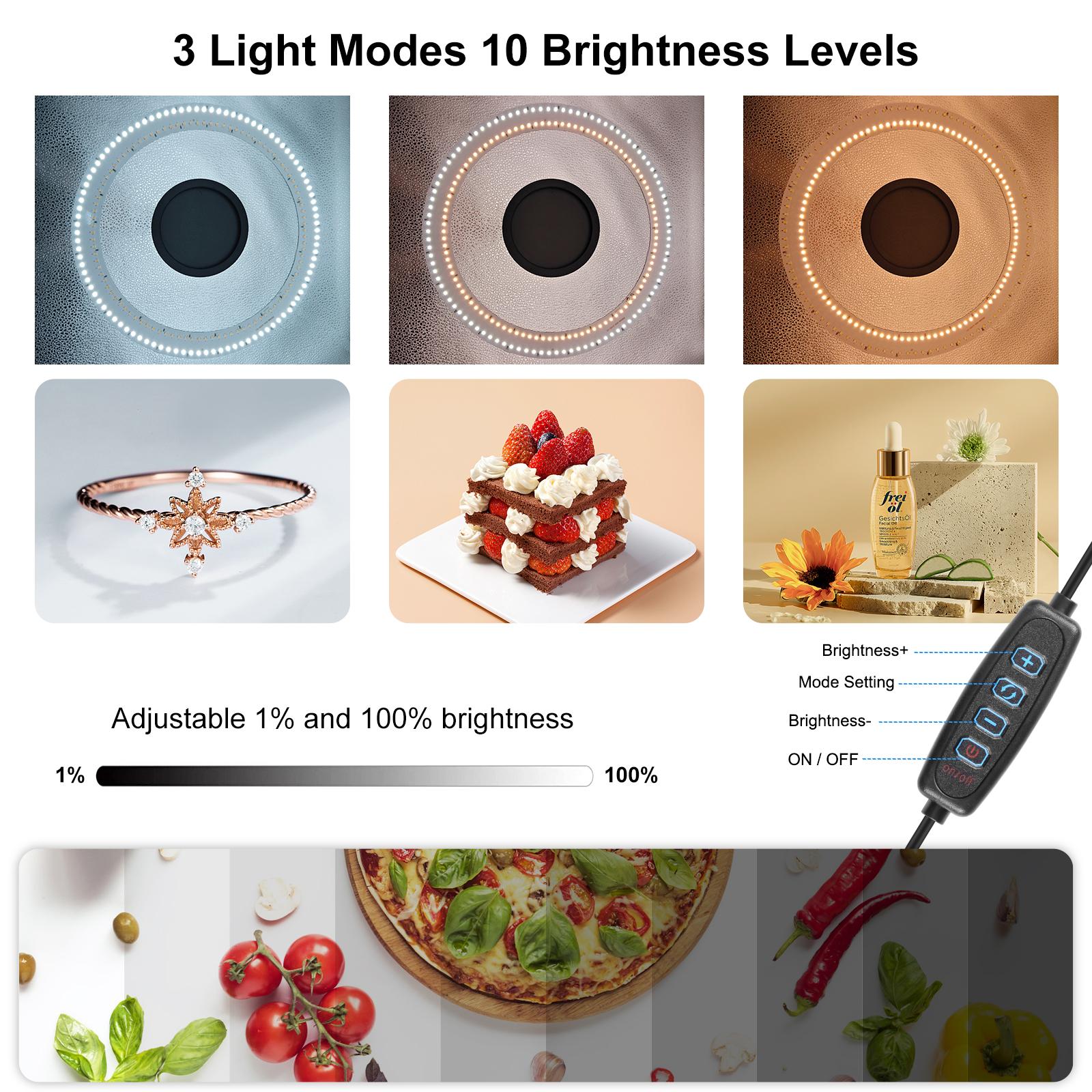 PULUZ 50cm Folding Portable Ri – Photography Lighting For Products recenzja i cena