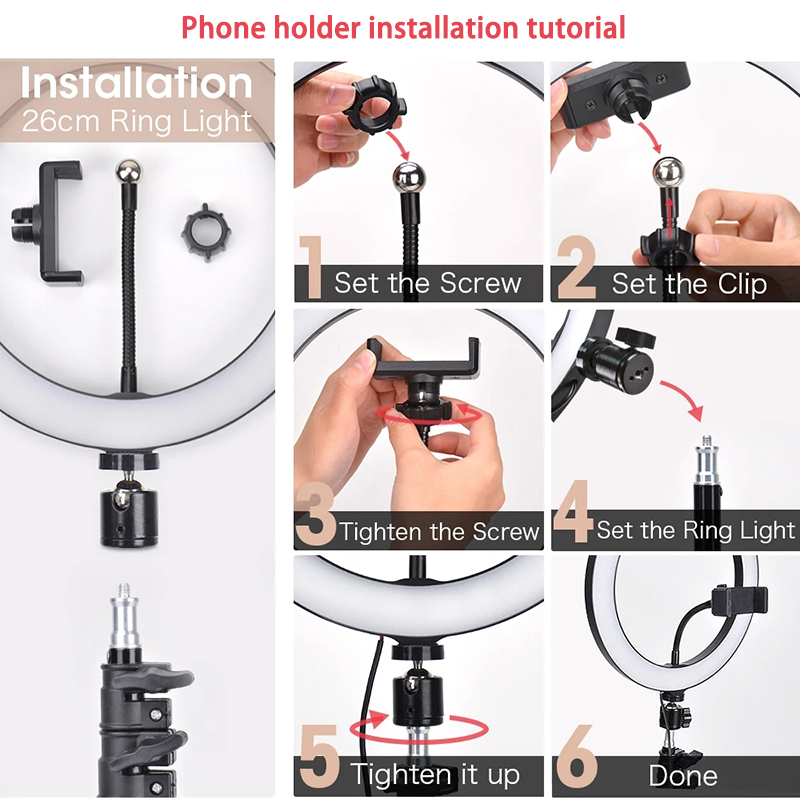 Video Light 16/26/33cm Selfie  – Photography Lighting For Products recenzja i cena