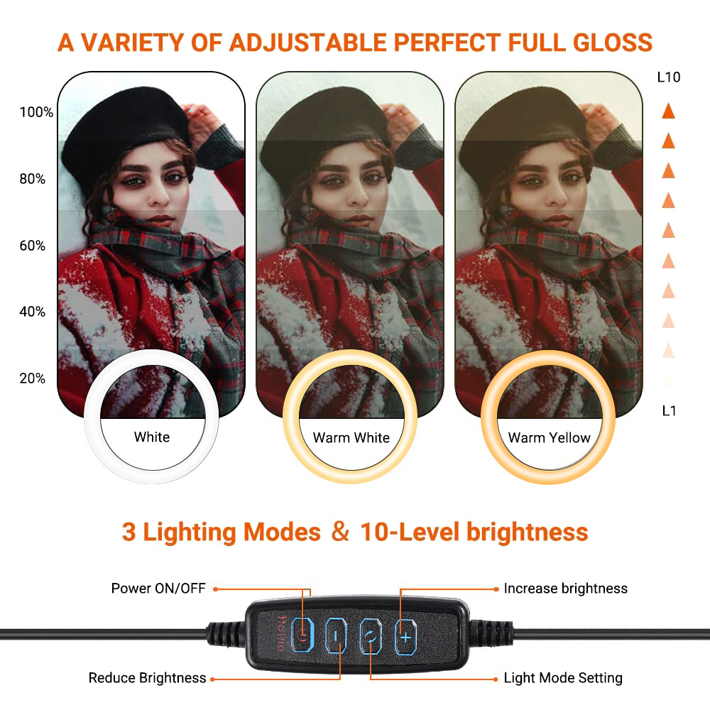 26cm 10 inch Led Ring Selfie L – Photography Lighting Kits recenzja i cena