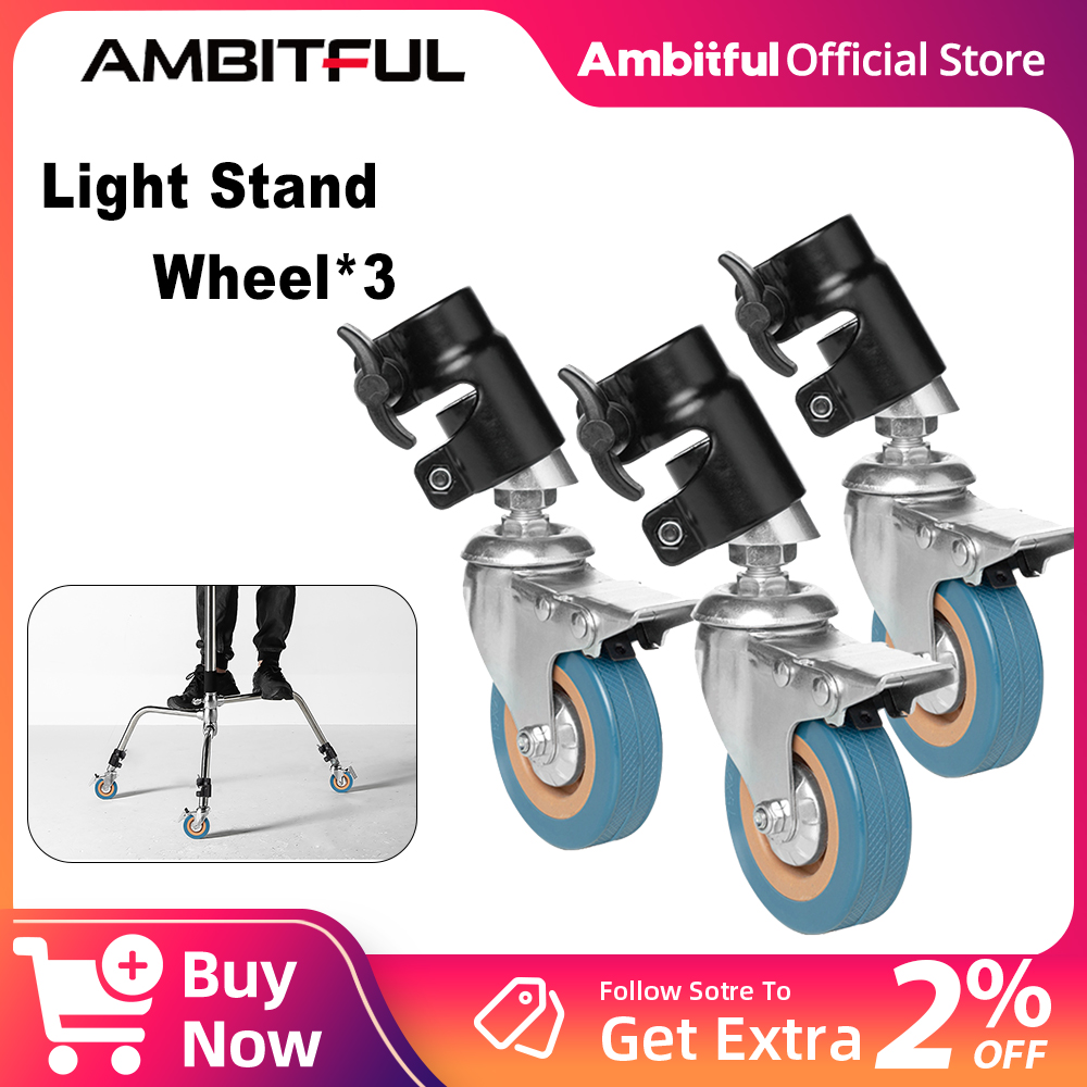 AMBITFUL 3Pcs C-Stand Swivel C – Photography Lighting Set recenzja i cena