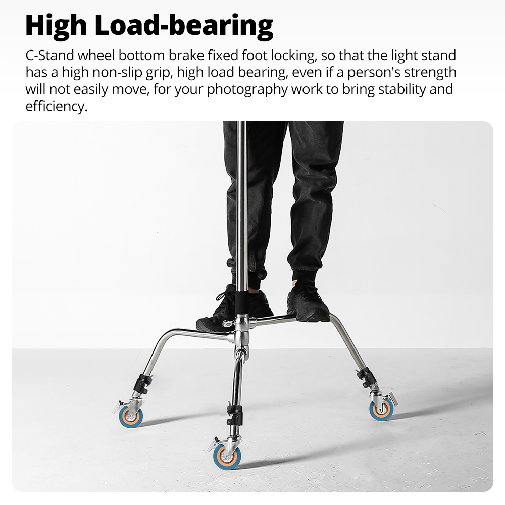 AMBITFUL 3Pcs C-Stand Swivel C – Photography Lighting Set recenzja i cena