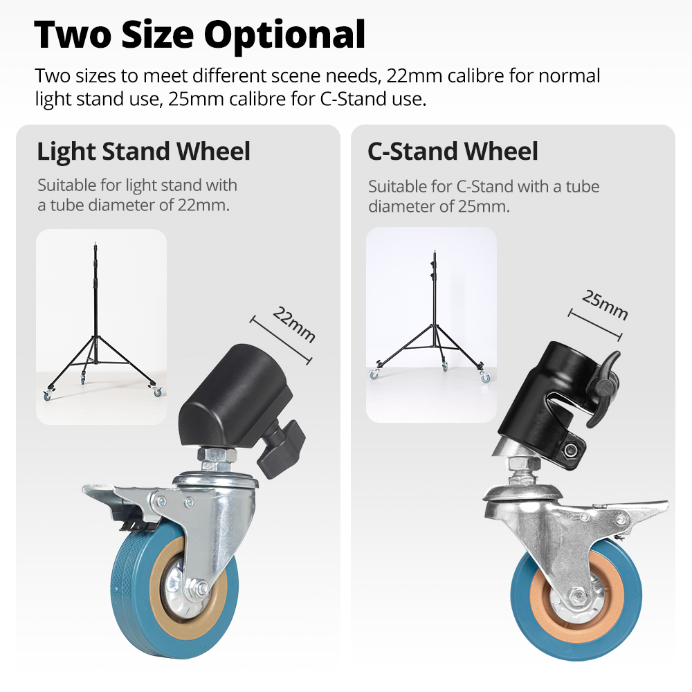 AMBITFUL 3Pcs C-Stand Swivel C – Photography Lighting Set recenzja i cena