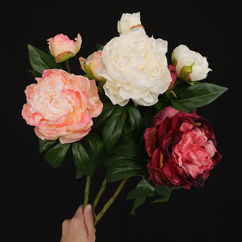 1PC Retro 2 Head Peony Simulat – Photography Artificial Lighting recenzja i cena