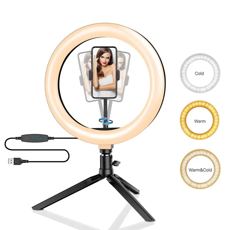 Dimmable26cm LED Ring Light Ki – Photography Lighting Kits recenzja i cena