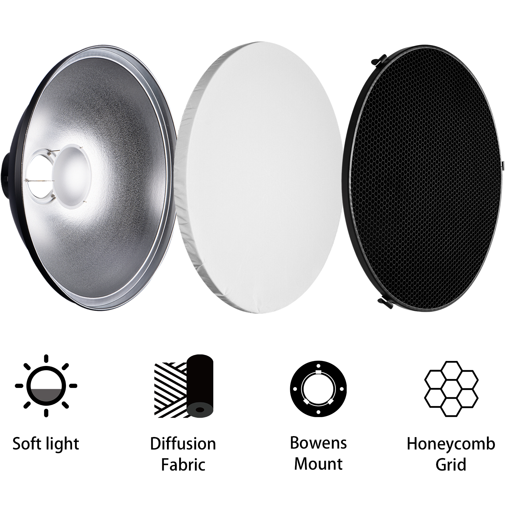 Selens 70cm Silver/White Inter – Photography Lighting Kits recenzja i cena