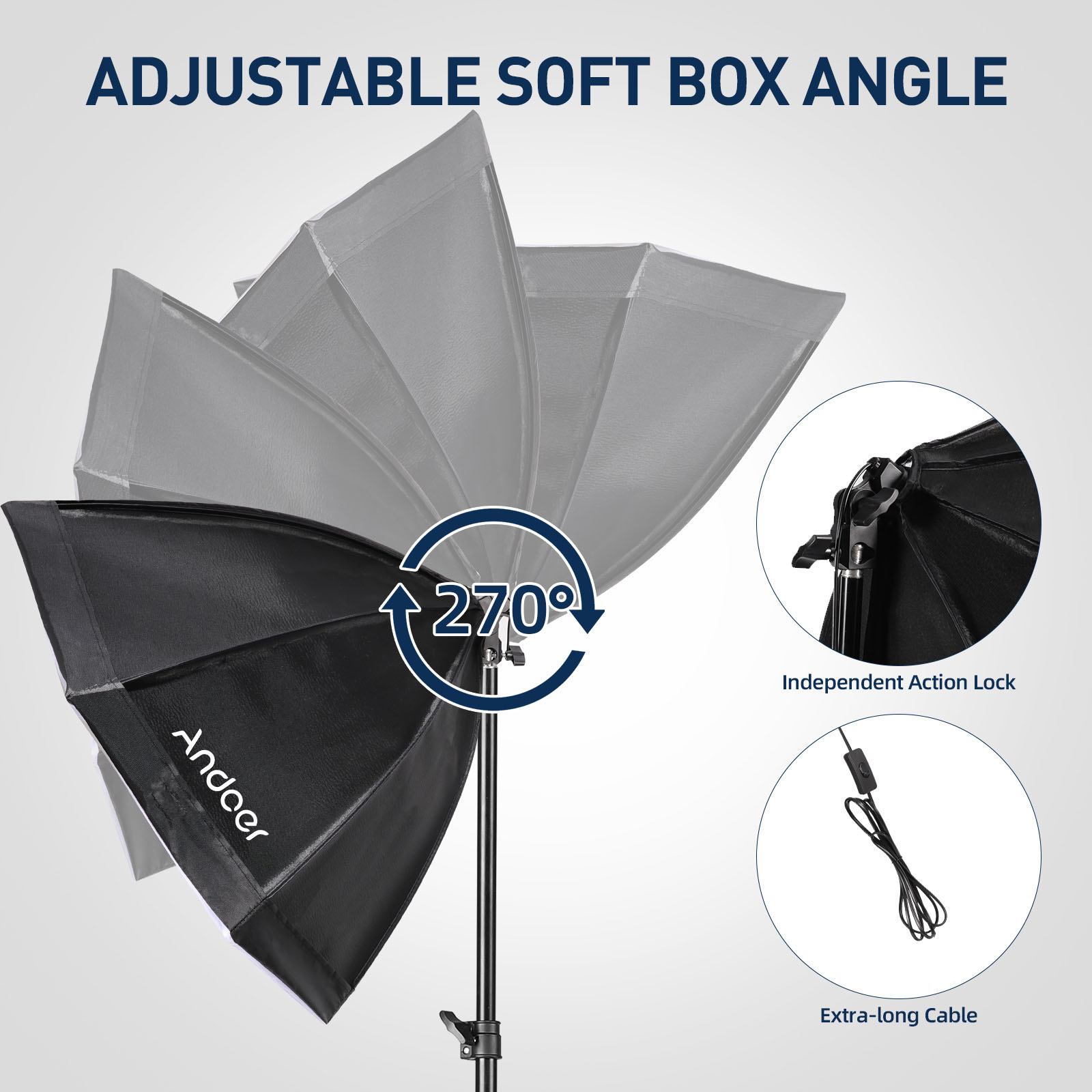 Andoer Studio Photography Ligh – Photography Lighting Set recenzja i cena
