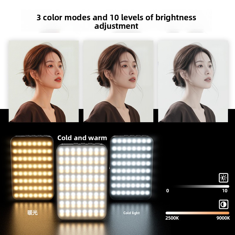 Double-sided Magnetic Filling  – Photography Mobile Lighting recenzja i cena