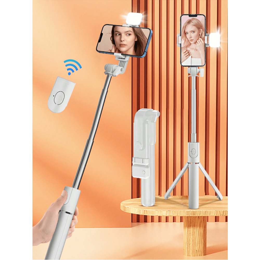 1pc Portable Selfie Stick With – Photography Lighting recenzja i cena
