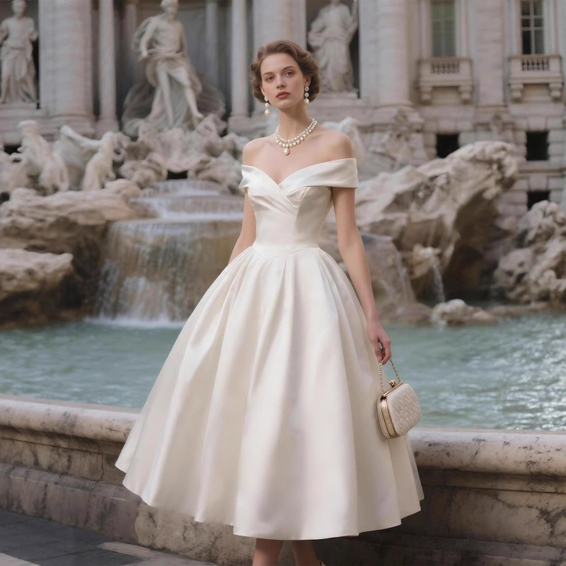 White off-shoulder strapless l – Photography Lighting Style recenzja i cena