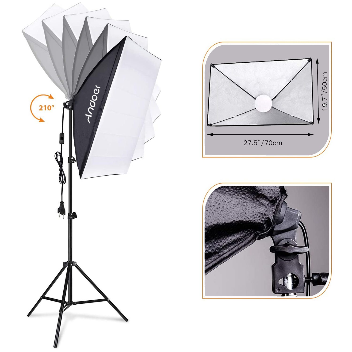 Andoer Softbox Lighting Set St – Photography Lighting Set recenzja i cena