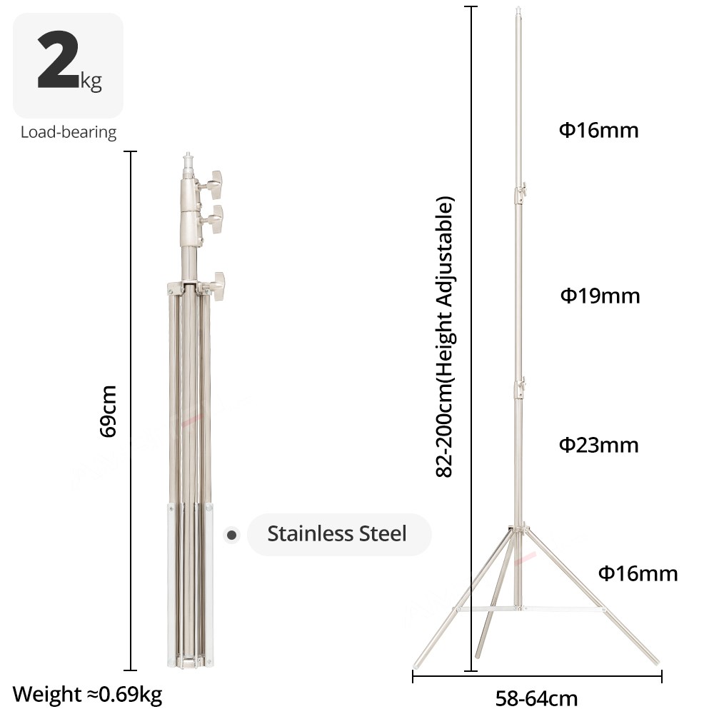 AMBITFUL Stainless Steel 2M He – Photography Lighting For Products recenzja i cena