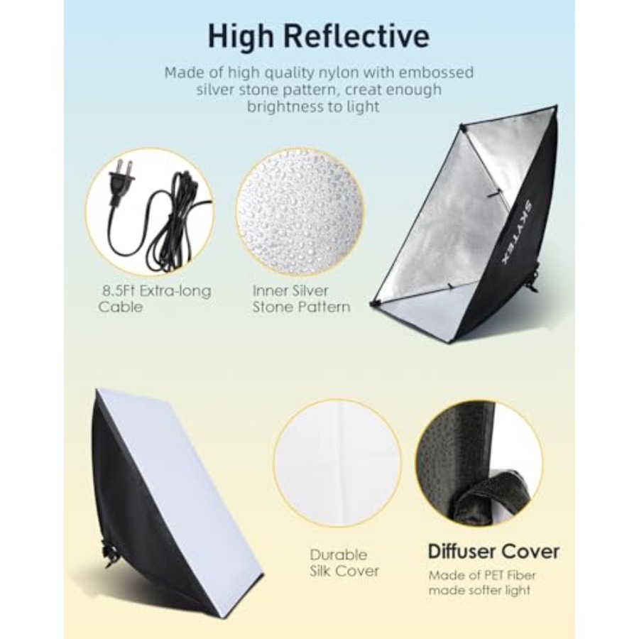 Lighting Kit Pack, 20x28in Sof – Photography Lighting Box recenzja i cena